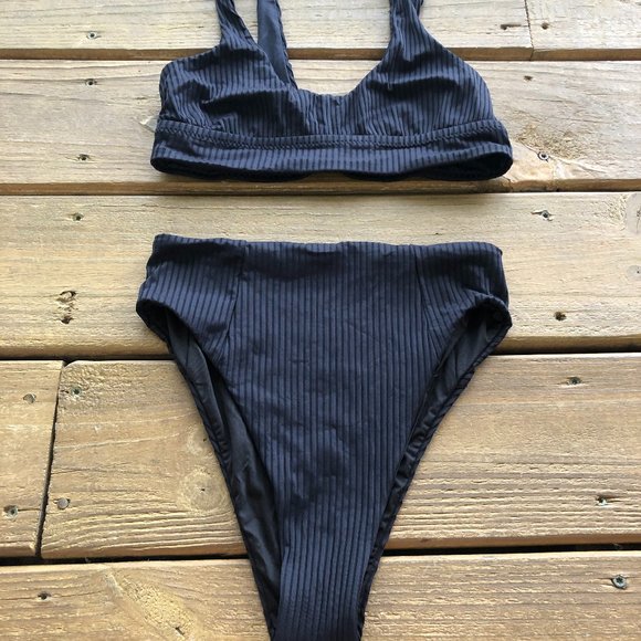 Vitamin A Other - Vitamin A Black Ribbed Sienna Tank and bottoms